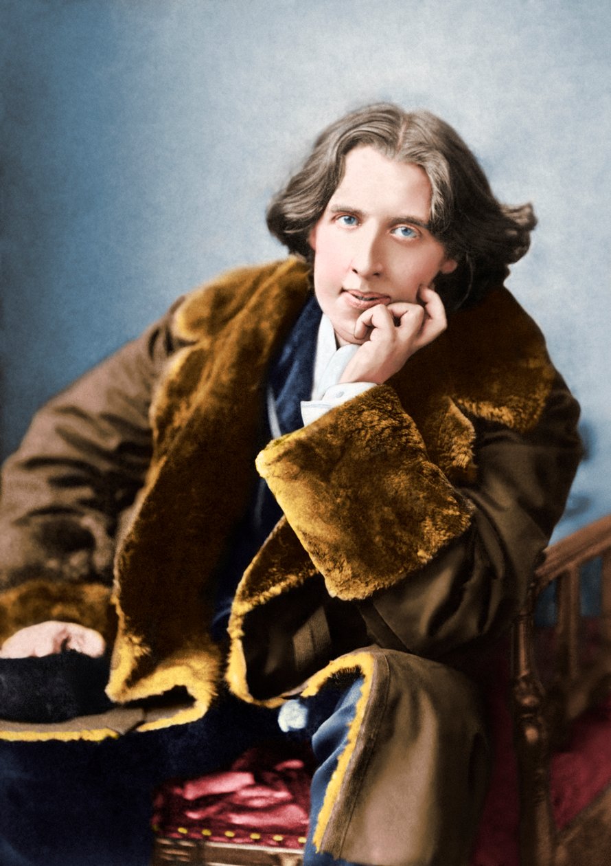 Portræt af Oscar Wilde af Napoleon Sarony