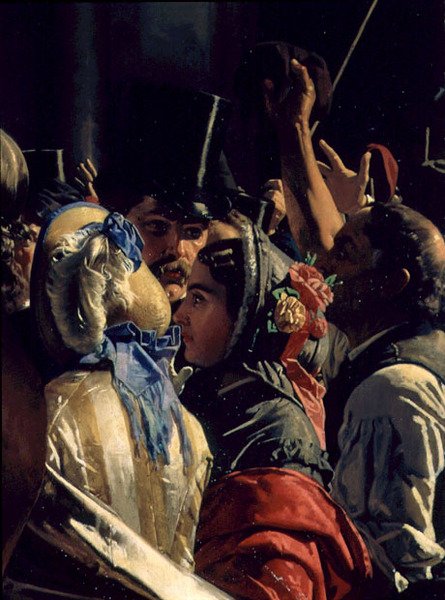 Ludovico Manin og Nicolo Tommaseo Liberated (detaljer) af Napoleone Mani
