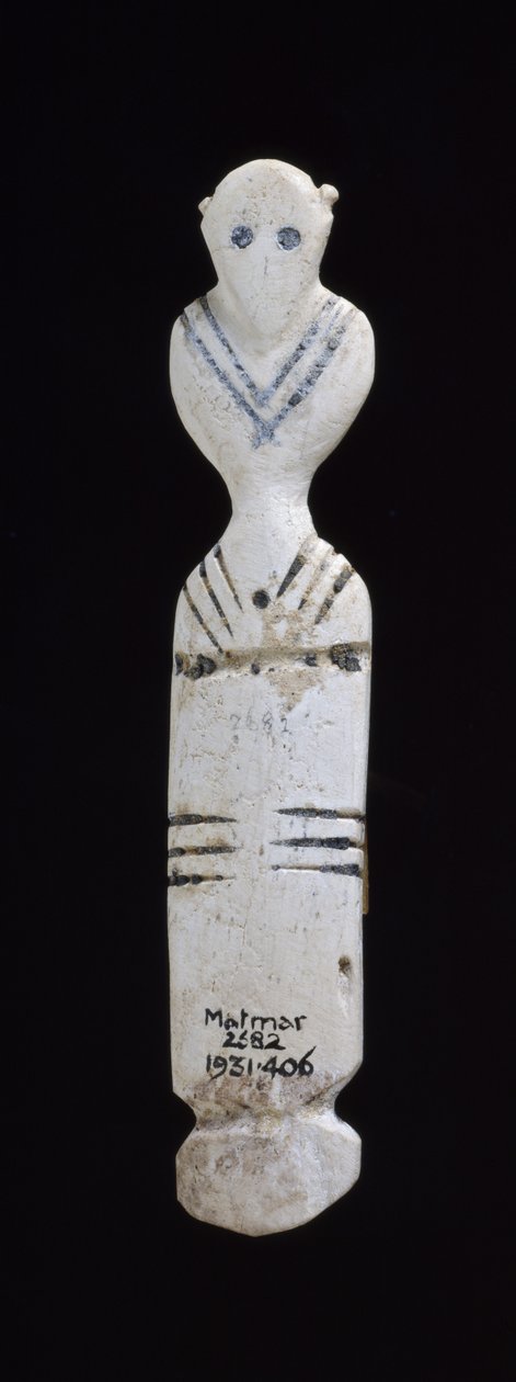 Knogle figur knogle af Naqada I Period Egyptian