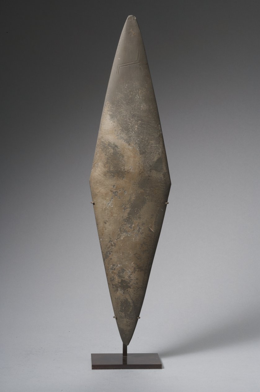 Palet med hieroglyf (skifer) af Naqada I Period Egyptian