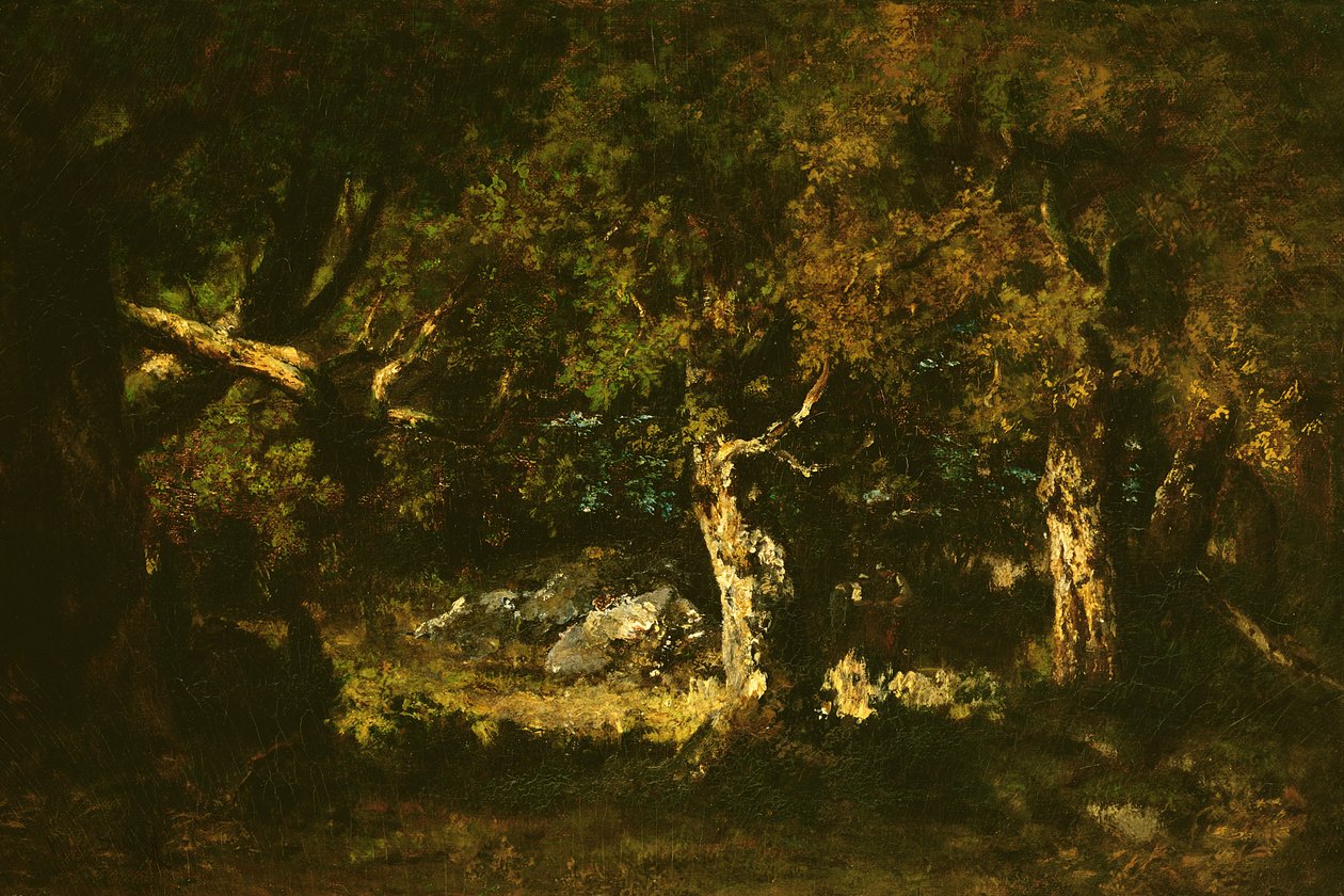 Woodland Thicket af Narcisse Virgile Diaz de la Peña