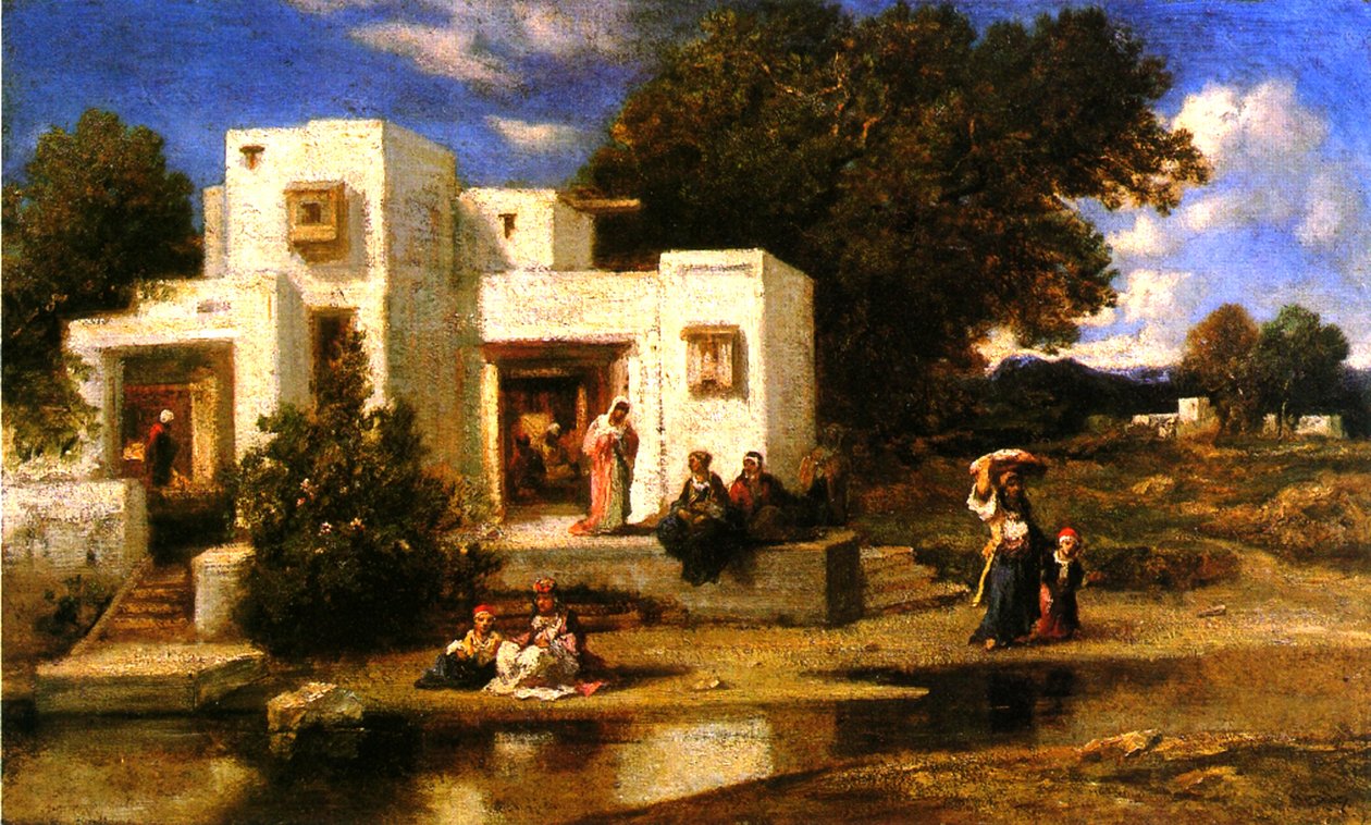 Et tyrkisk hus af Narcisse Virgile Diaz de la Peña