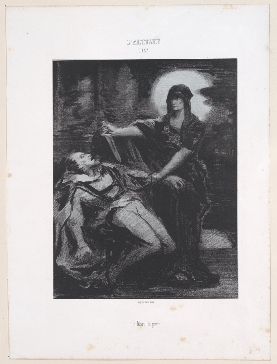 Frygtens død, 1830-76., 1830-76. af Narcisse Virgile Diaz de la Peña