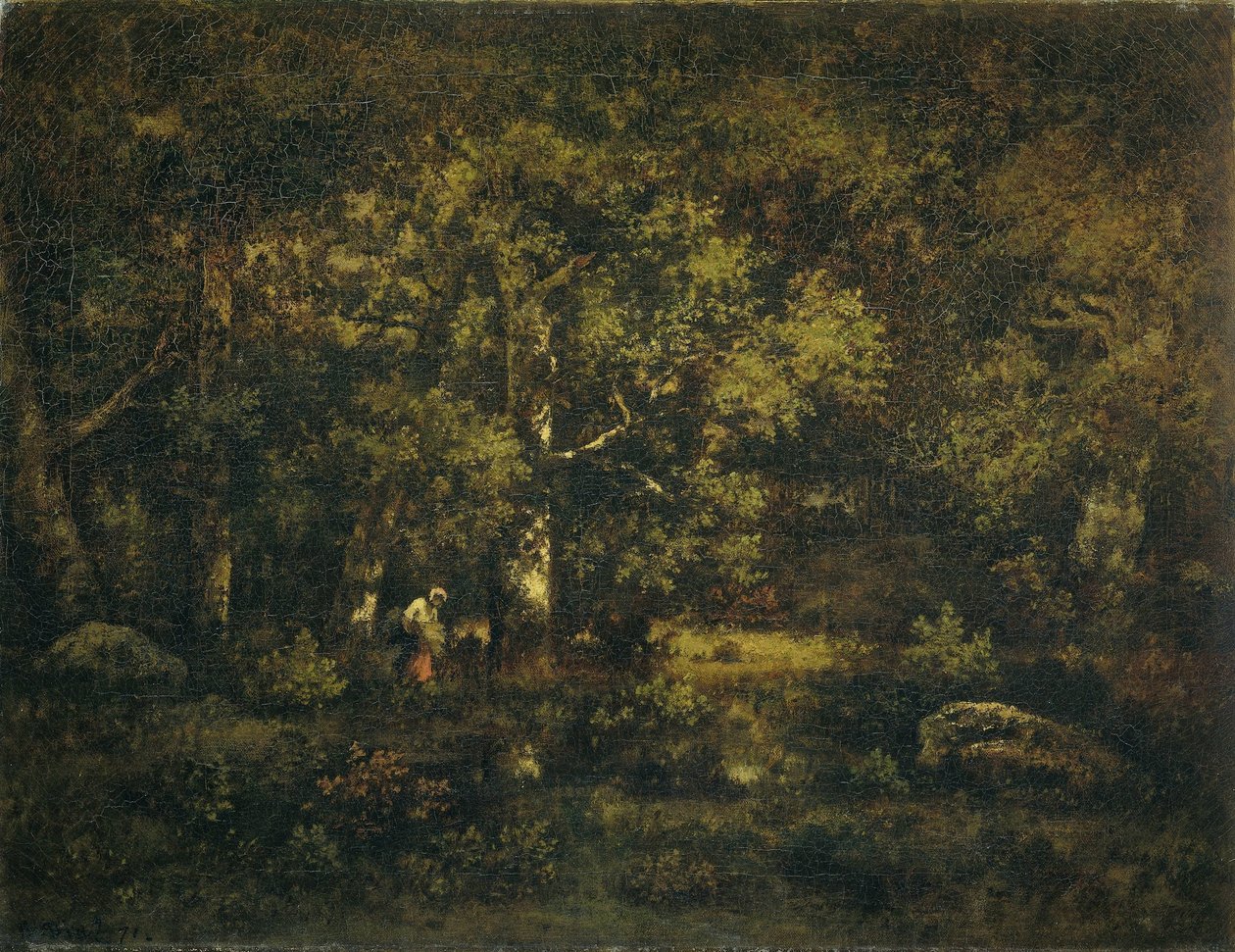 Fontainebleau-skoven af Narcisse Virgile Diaz de la Peña