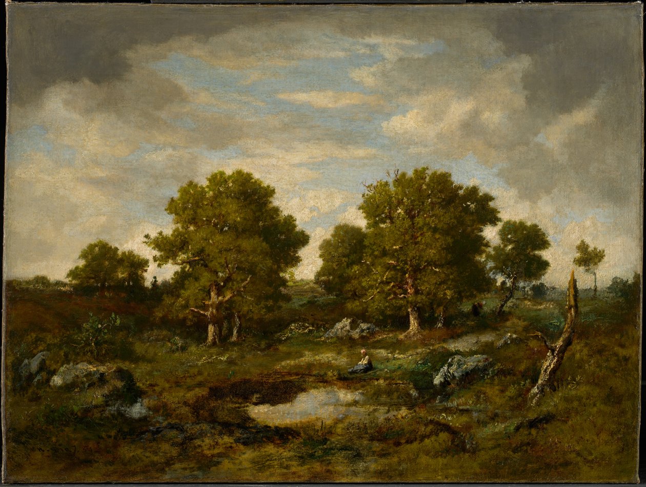 De to store egetræer af Narcisse Virgile Diaz de la Peña