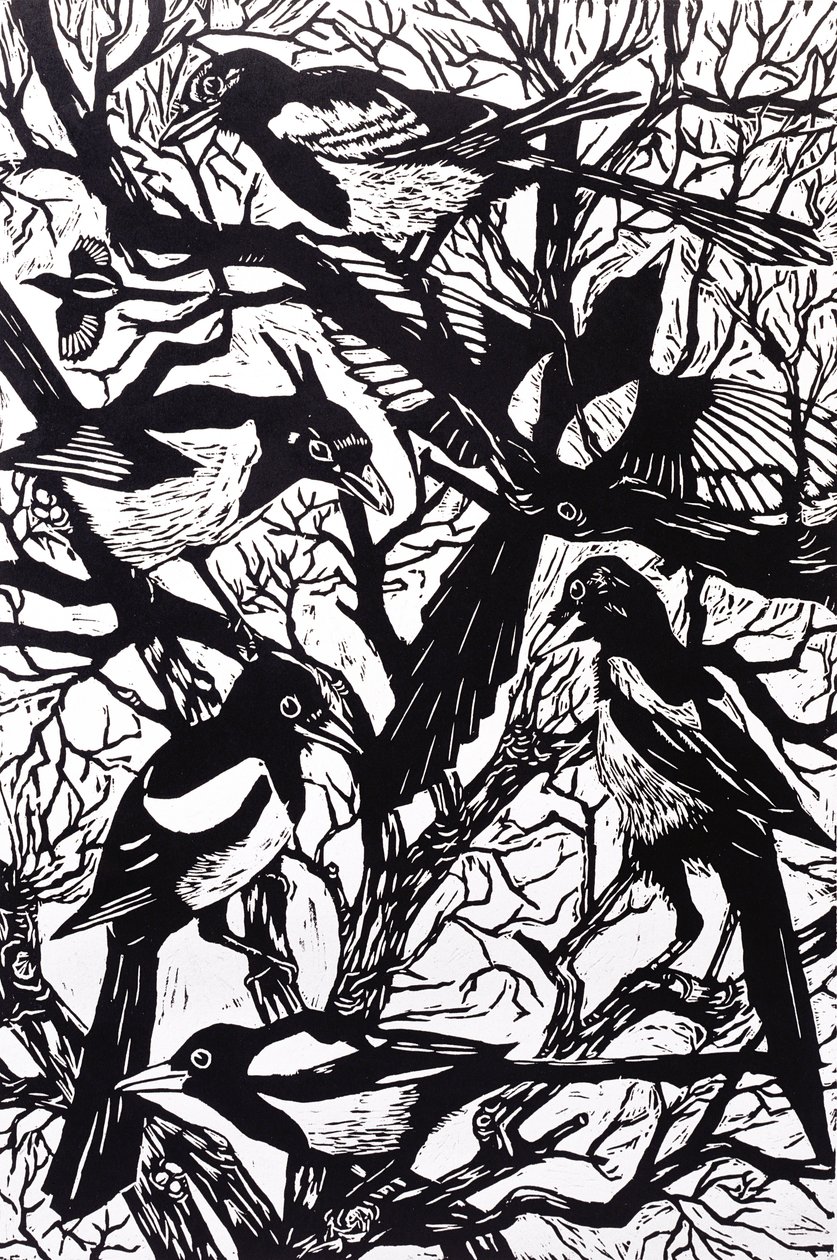 Magpies, 1997 af Nat Morley