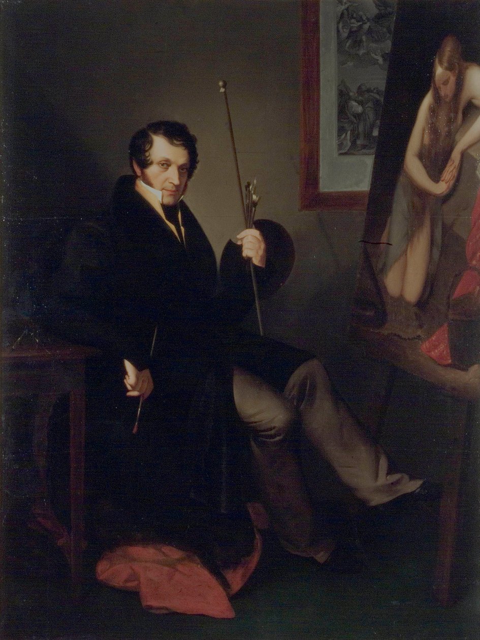 Selvportræt, 1831. af Natale Schiavoni