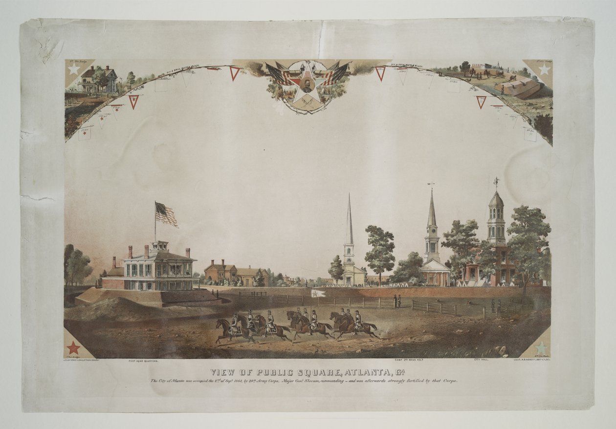 Udsigt over den offentlige plads, Atlanta, Ga. af Nathan B. Abbott