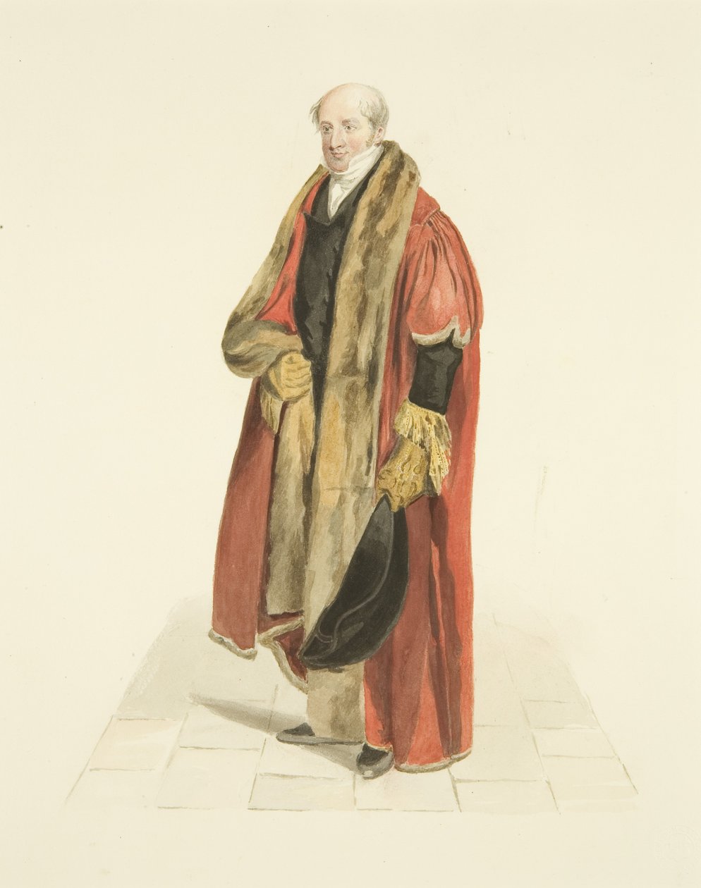 Kostume af sheriffen i Bristol af Nathan Cooper Branwhite