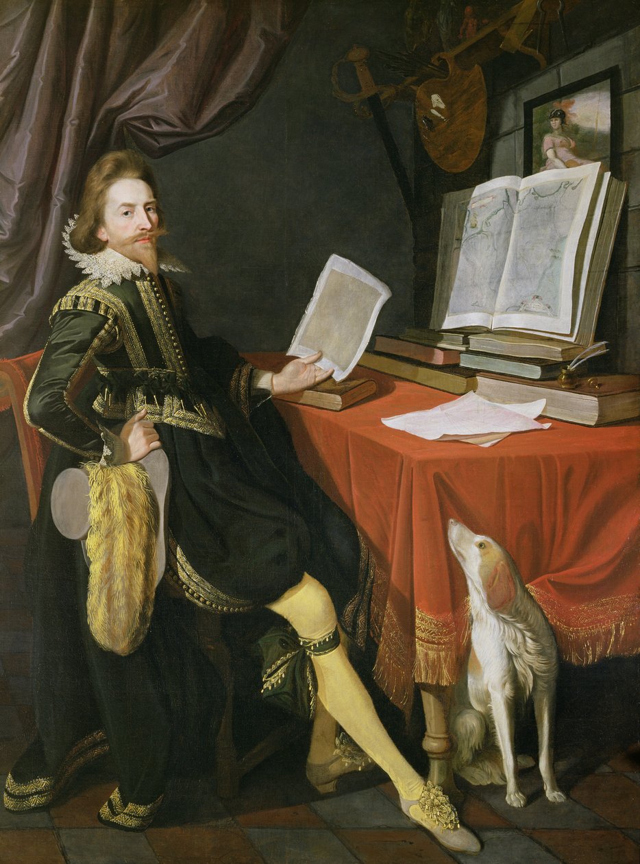 Selvportræt af Nathaniel Bacon