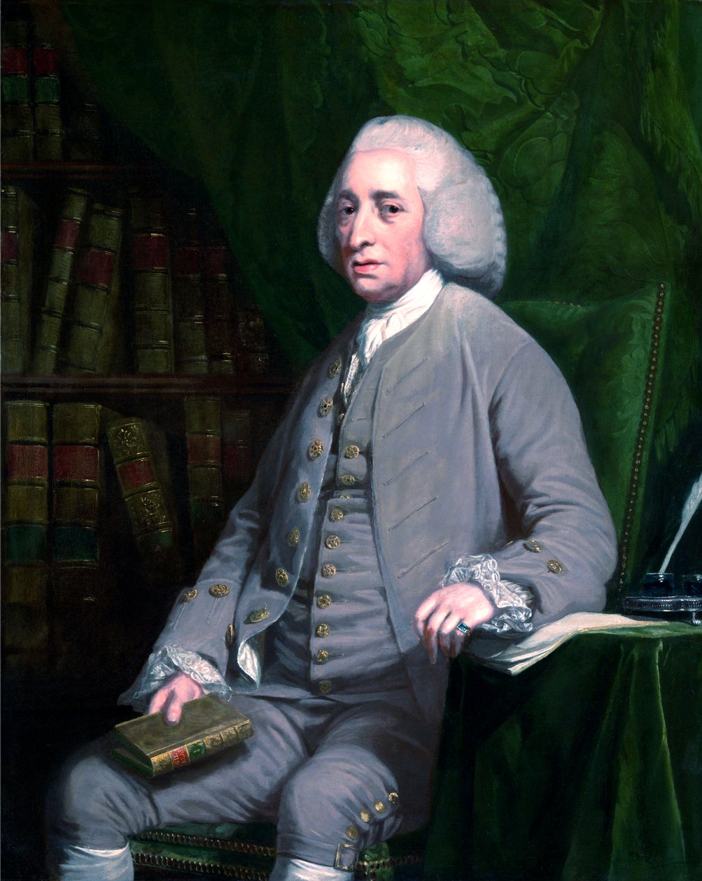 Tobias Smollett af Nathaniel Dance Holland