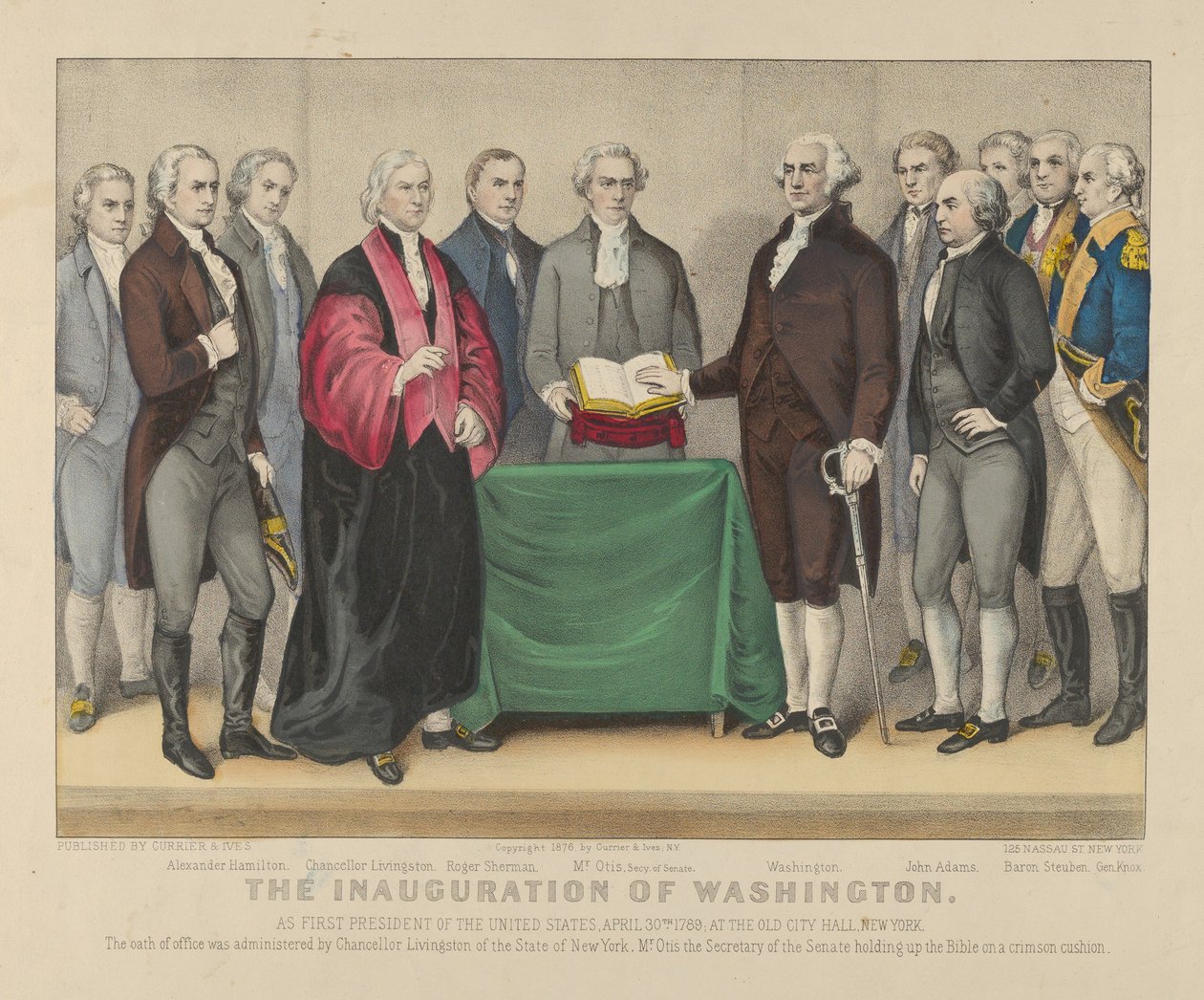 Indsættelsen af Washington som USA