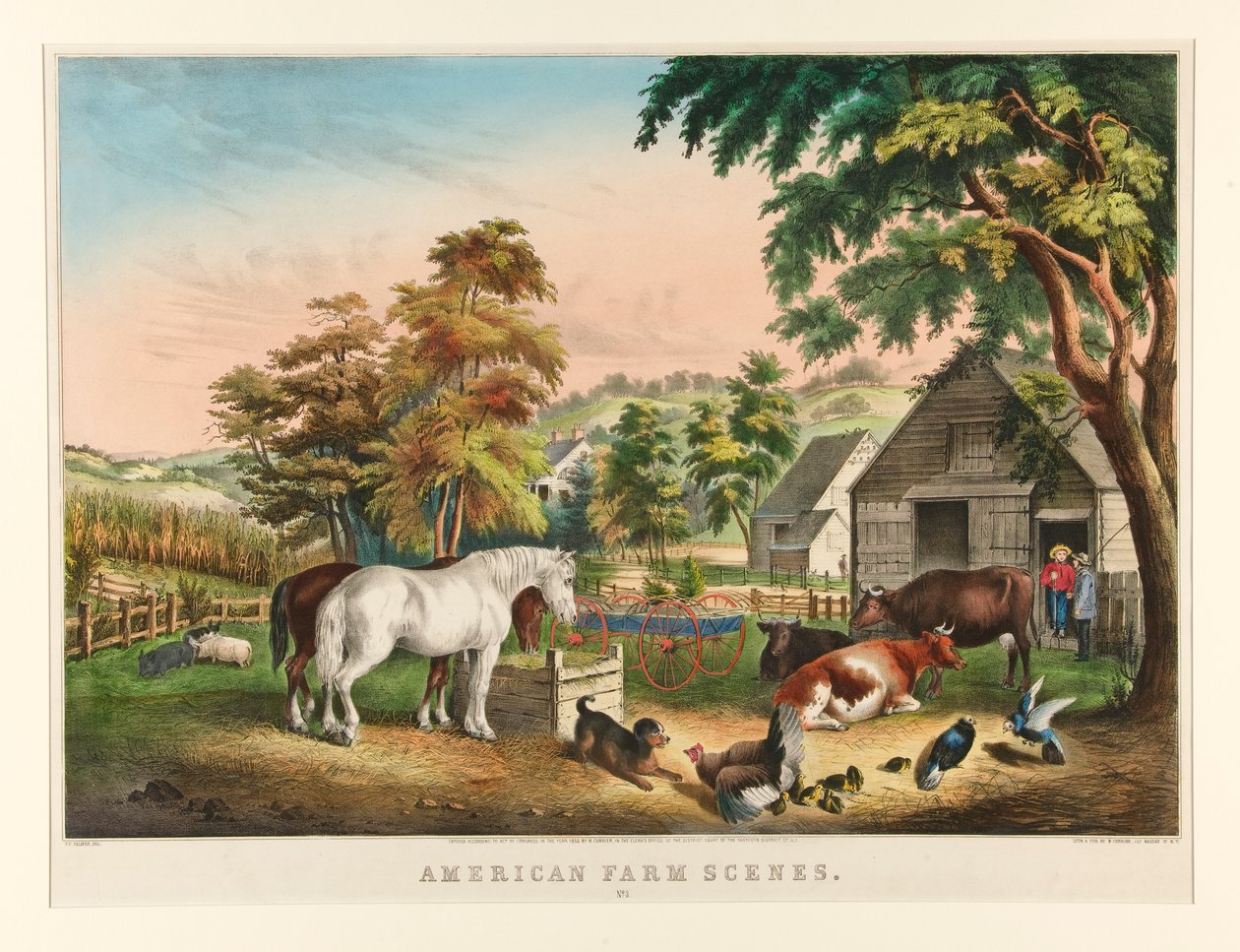 American Farm Scenes./ nr. 3 af Nathaniel Currier
