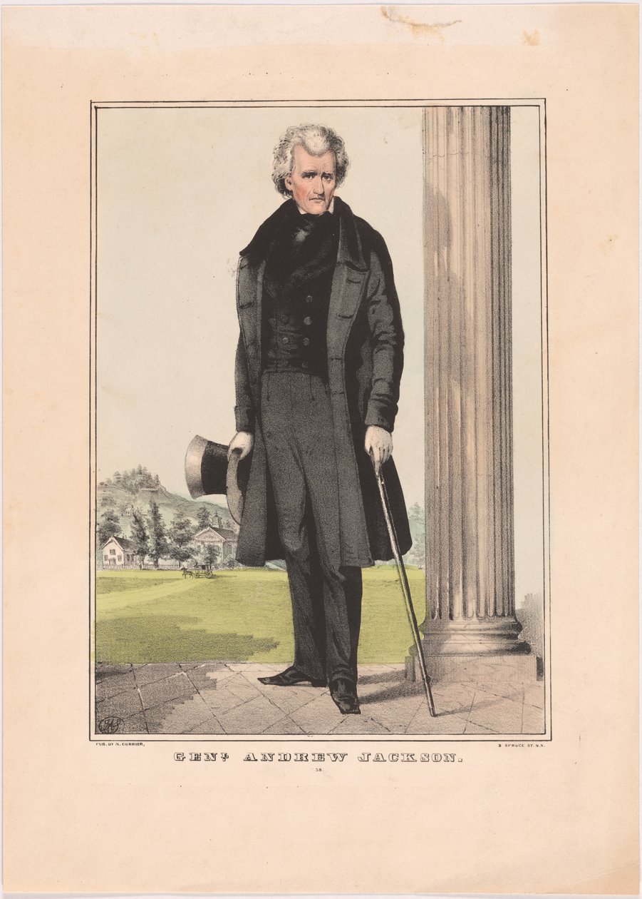 Andrew Jackson af Nathaniel Currier