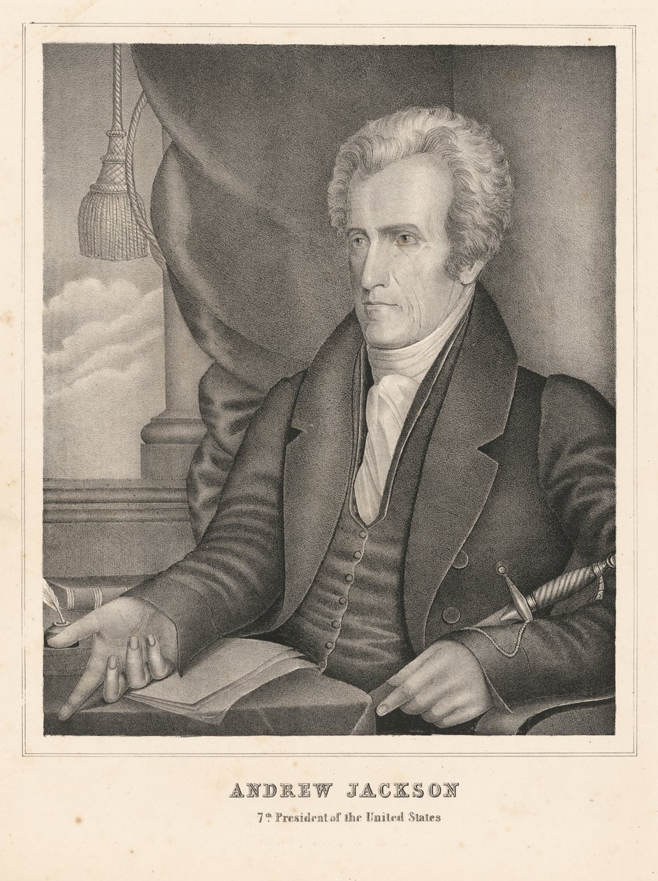 Andrew Jackson af Nathaniel Currier