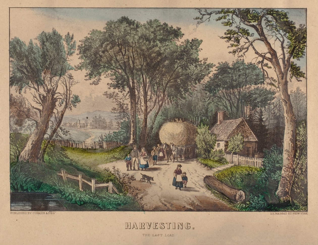 Indsamling af den sidste ladning af Nathaniel Currier