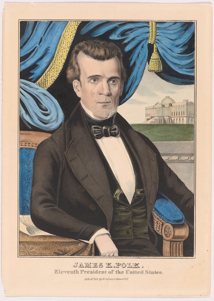 James K. Polk af Nathaniel Currier