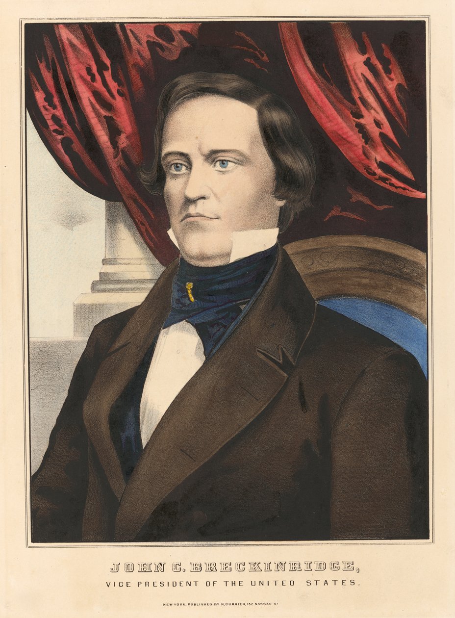 John Cabell Breckinridge af Nathaniel Currier