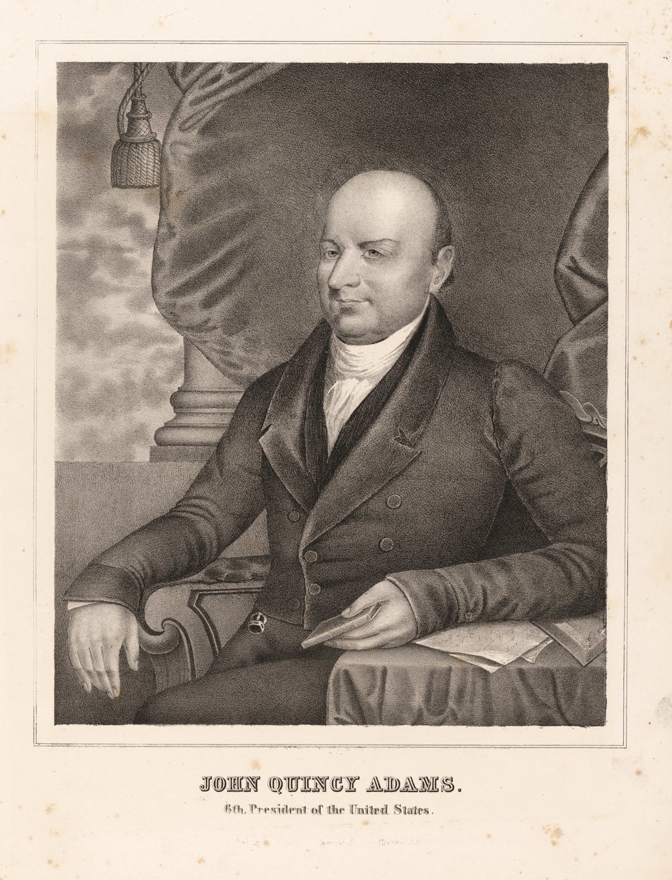 John Quincy Adams af Nathaniel Currier