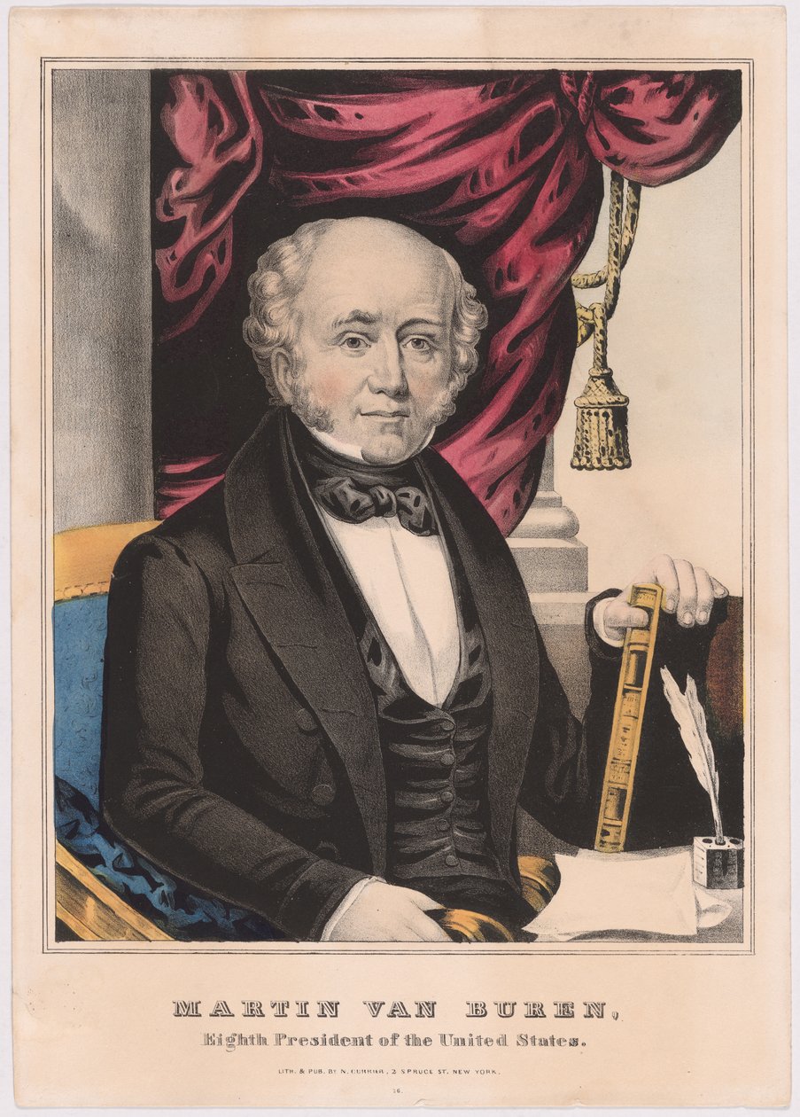 Martin Van Buren af Nathaniel Currier