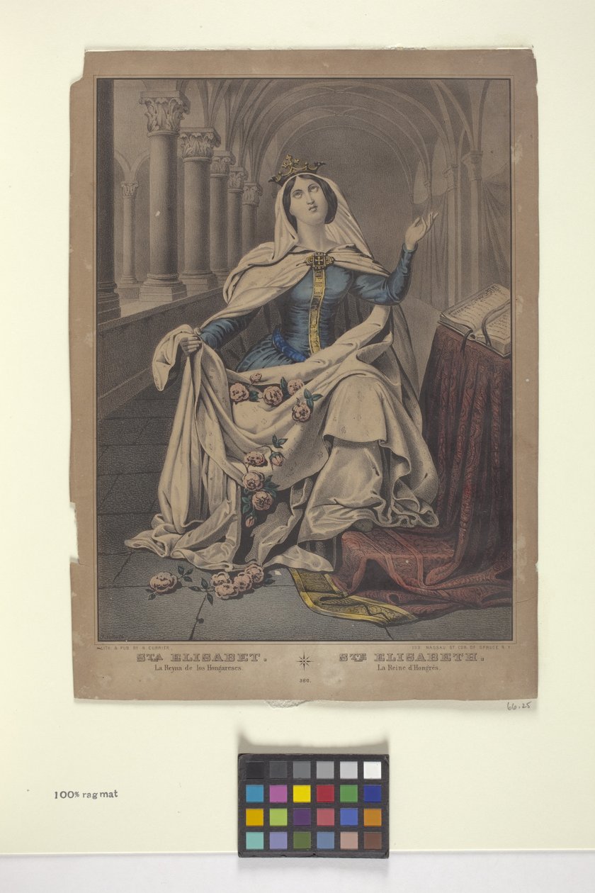 St. Elizabeth (blæk, blyant) af Nathaniel Currier