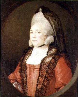 Mrs Burbridge fra Staverton, Northants af Nathaniel Dance Holland