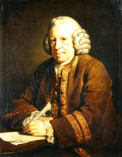 Portræt af en skrivende mand (olie på lærred) af Nathaniel Dance Holland