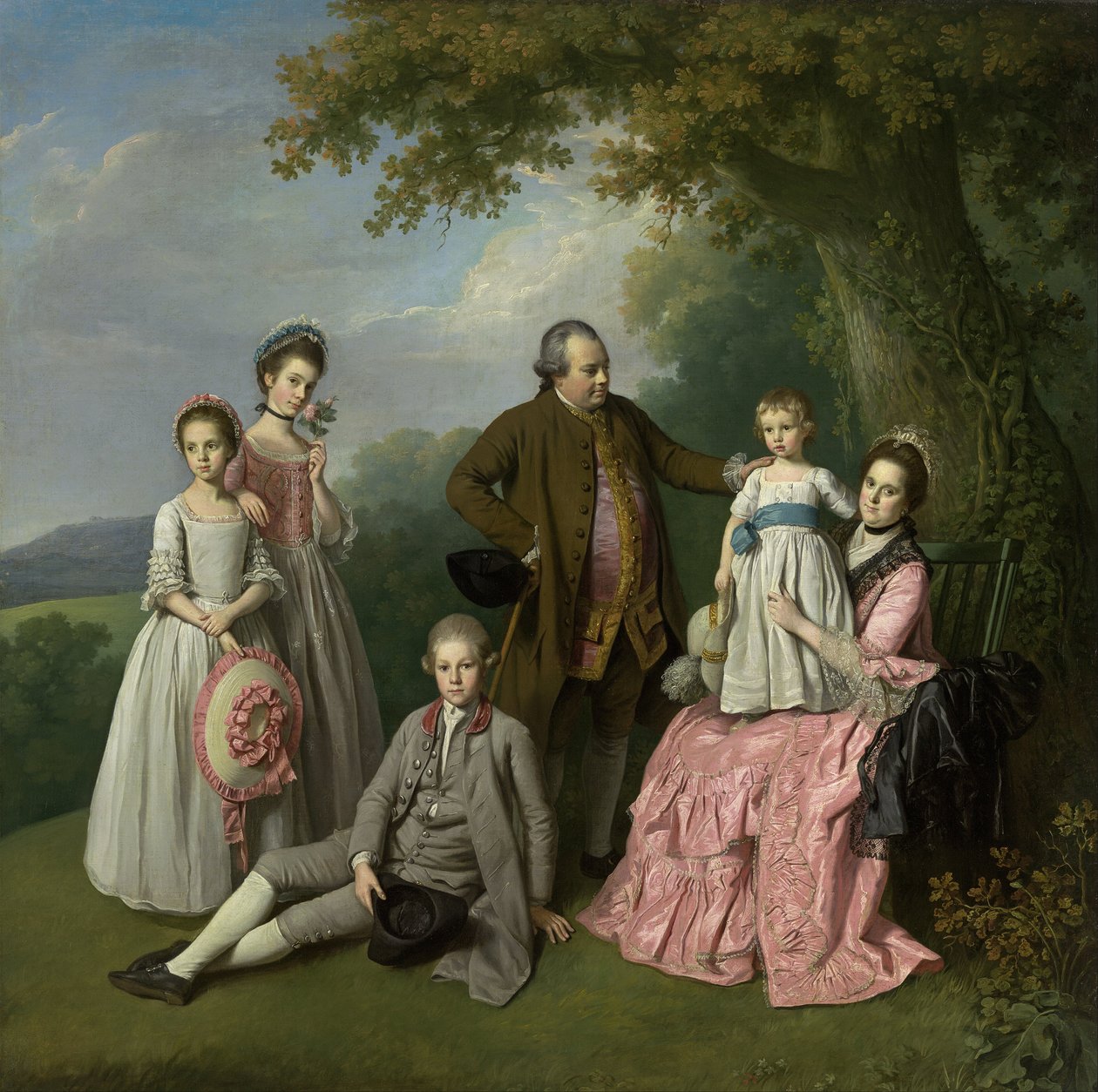 Familien Pybus af Nathaniel Dance-Holland