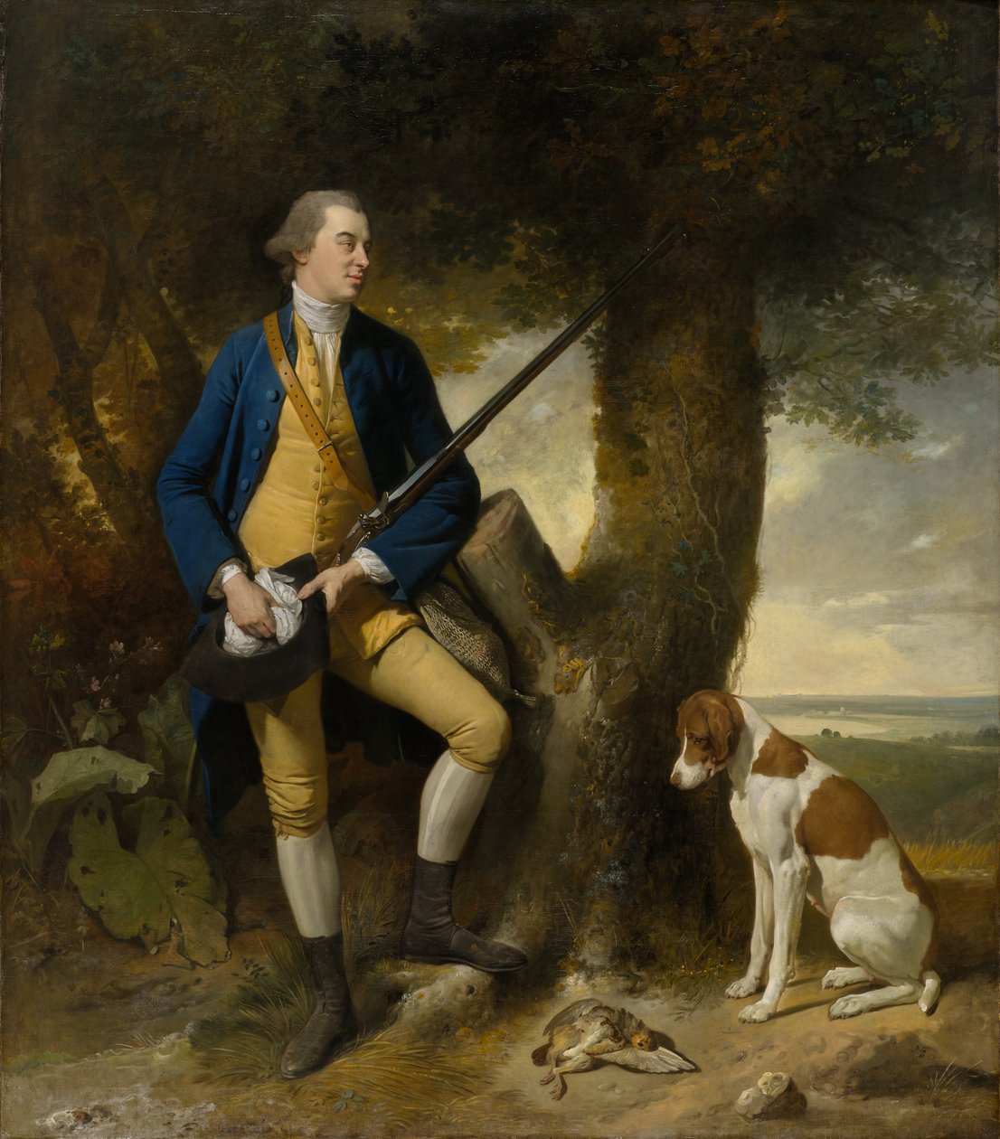 Oldfield Bowles (1740-1810), ca. 1775-1780 (olie på lærred) af Nathaniel Dance