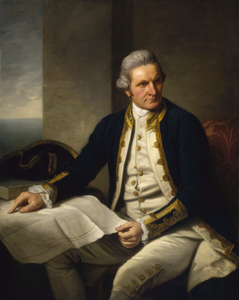 Kaptajn James Cook af Nathaniel Dance Holland
