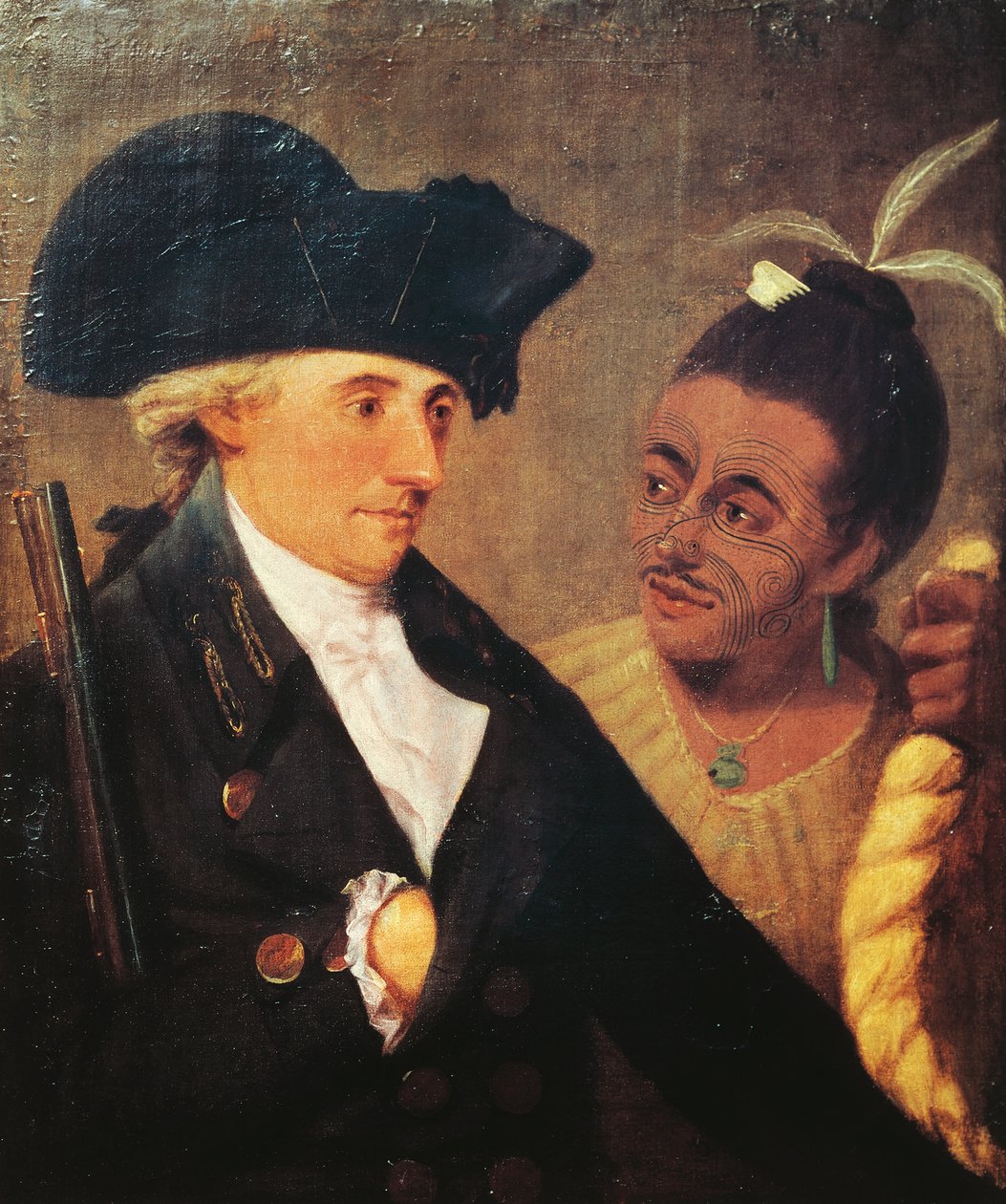Portræt af kaptajn Charles Clerke (1741-1779), engelsk kaptajn og rejsekammerat af James Cook (1728-1779). Maleri af Nathaniel Dance-Holland (1735-1811) af Nathaniel Dance Holland