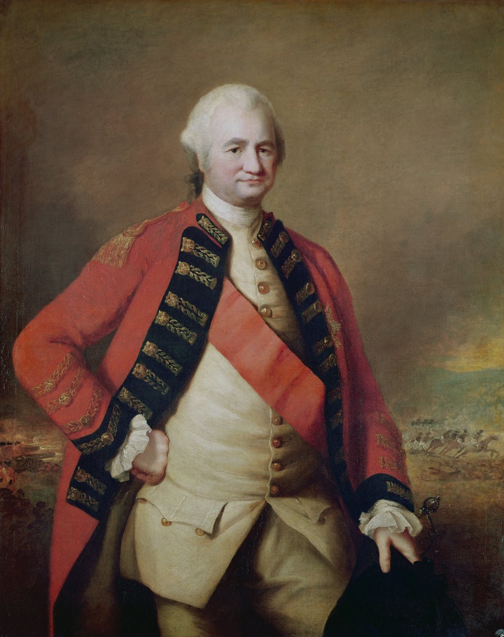 Portræt af Robert Clive (1725-1774) 1. Baron Clive, 1773 af Nathaniel Dance Holland