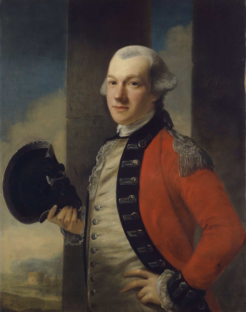 Oberst Thomas Aubrey af Nathaniel Hone