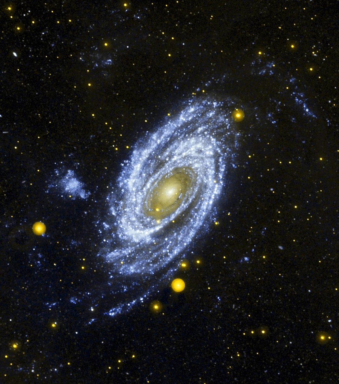 Spiral Galaxy M81 set fra Hubble-rumteleskopet. Kredit NASA. Videnskab Astronomi Stellar af National Aeronautics and Space Administration National Aeronautics and Space Administration