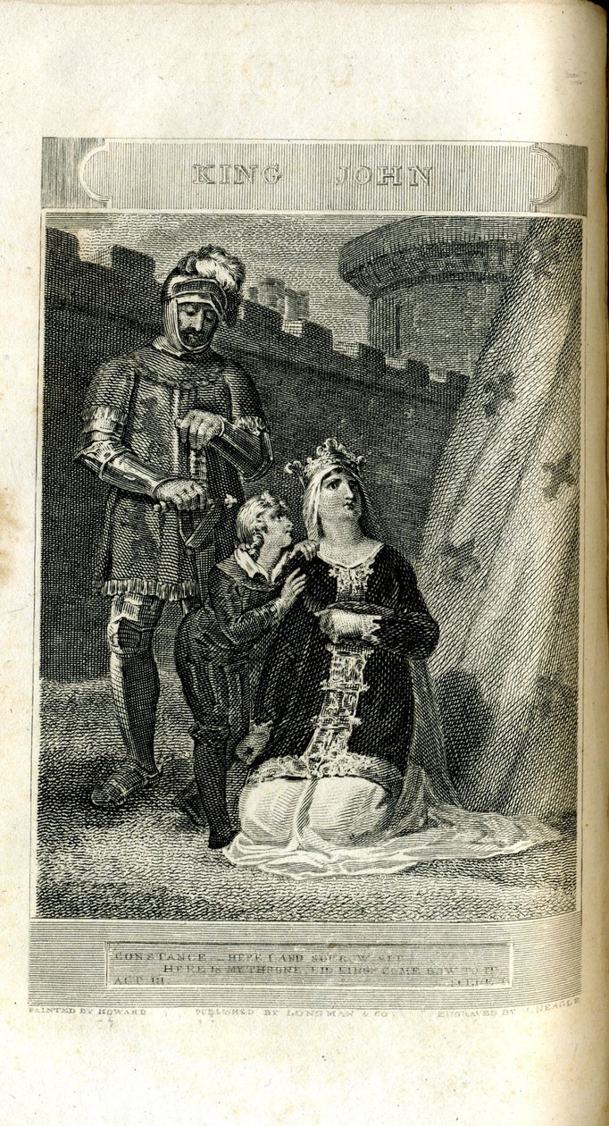 King John af William Shakespeare. Opført i Covent Garden lørdag den 20. april 1811 af Neagle