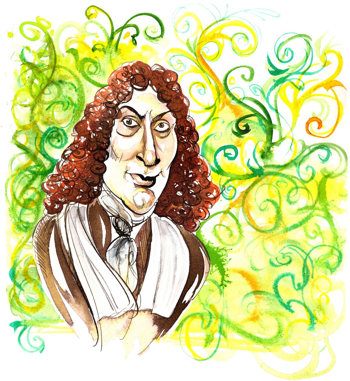 Arcangelo Corelli - karikaturer af Neale Osborne