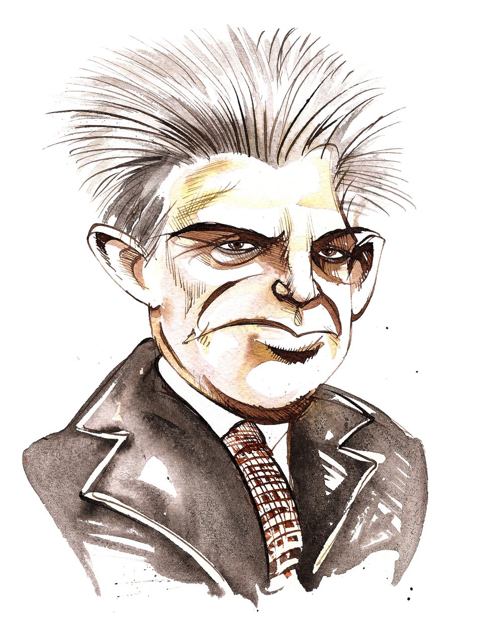 Carl Nielsen, caricature af Neale Osborne