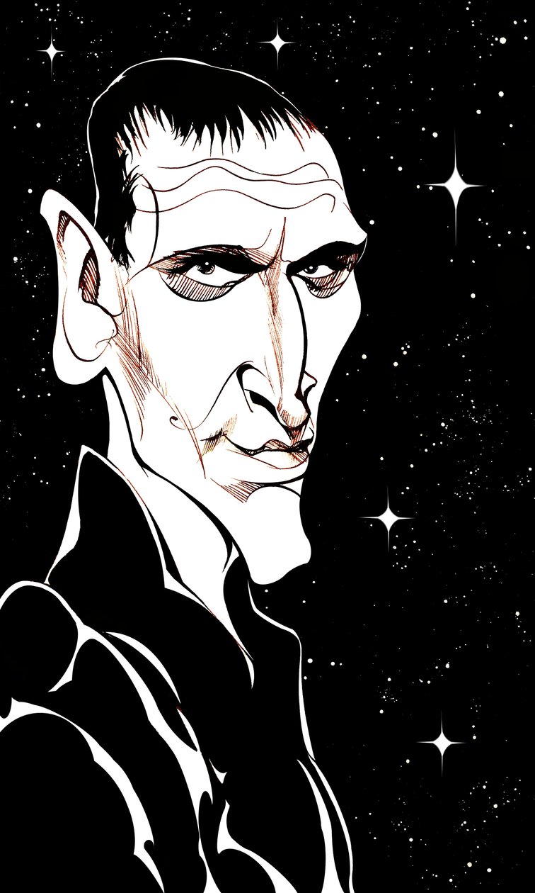 Christopher Eccleston som Doctor Who i BBCs tv-serie af samme navn af Neale Osborne