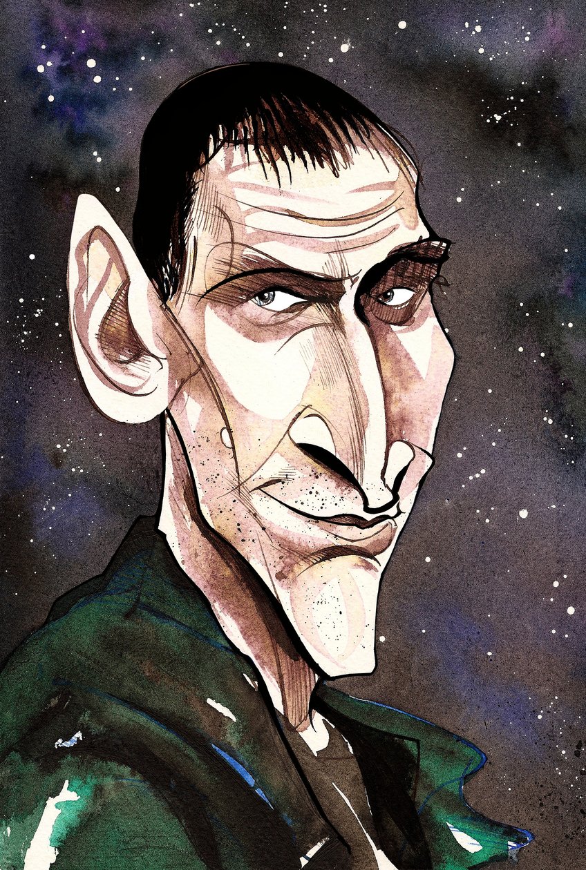 Christopher Eccleston som Doctor Who i BBCs tv-serie af samme navn af Neale Osborne
