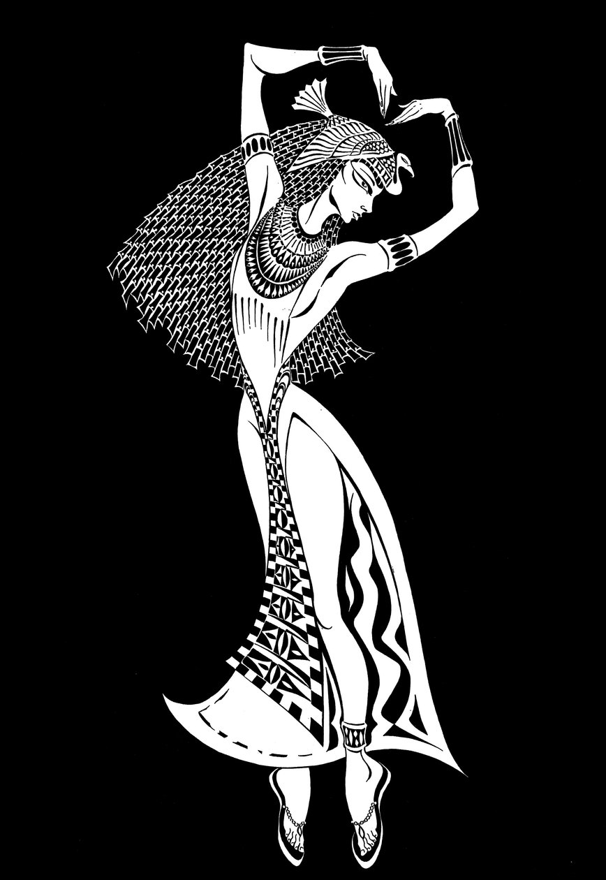 Cleopatra - portræt af karakteren fra operaen Mlada komponeret af den russiske komponist Nikolai Rimsky-Korsakov af Neale Osborne