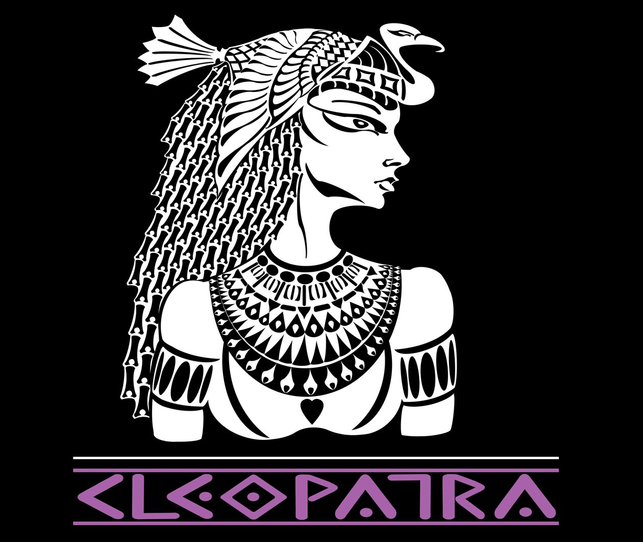 Cleopatra, ny version af bw-filbillede, 2006 af Neale Osborne af Neale Osborne