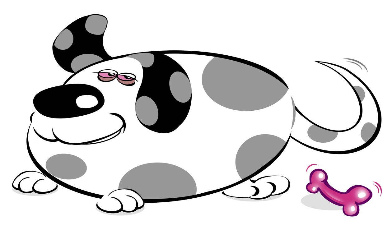 Dotty dog - karikatur af Neale Osborne