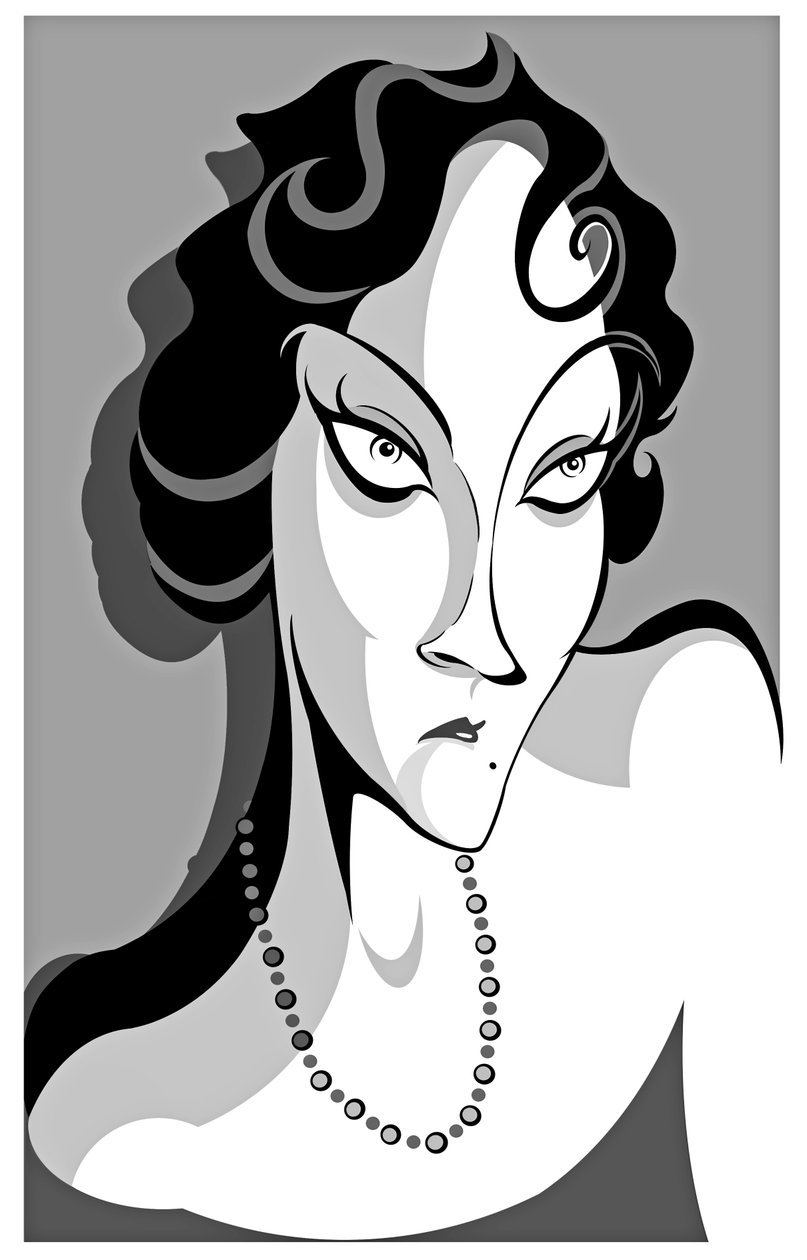 Gloria Swanson, 2018 af Neale Osborne
