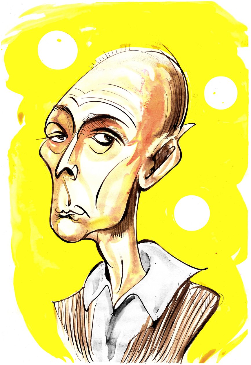 Jasper Carrott - karikaturer af Neale Osborne