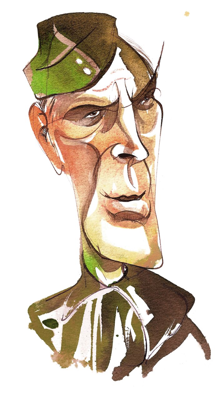 John Le Mesurier som sergent Wilson i BBC tv-komedie Dads Army af Neale Osborne