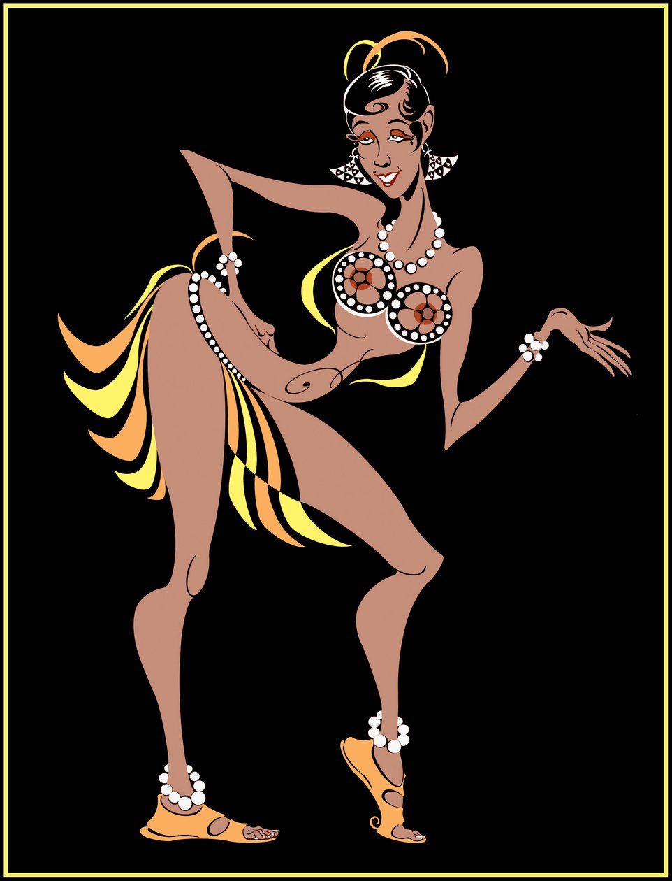 Josephine Baker af Neale Osborne