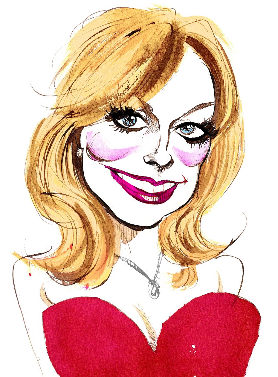 Katherine Jenkins, walisisk sangerinde; karikatur af Neale Osborne