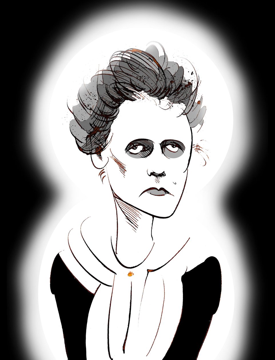 Marie Curie, fransk fysiker, 1867-1934 af Neale Osborne