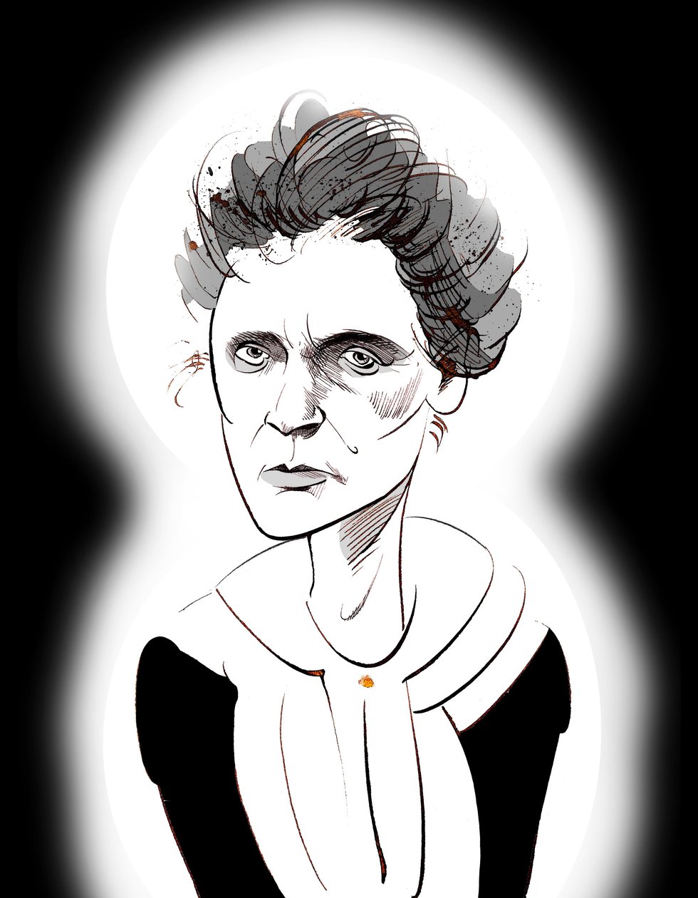 Marie Curie, fransk fysiker, 1867-1934 af Neale Osborne