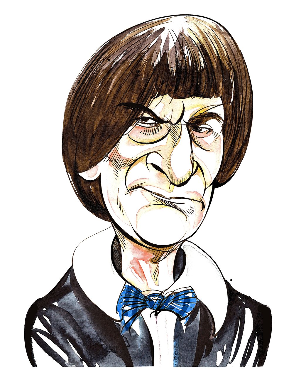 Patrick Troughton som Doctor Who i BBCs tv-serie af samme navn af Neale Osborne
